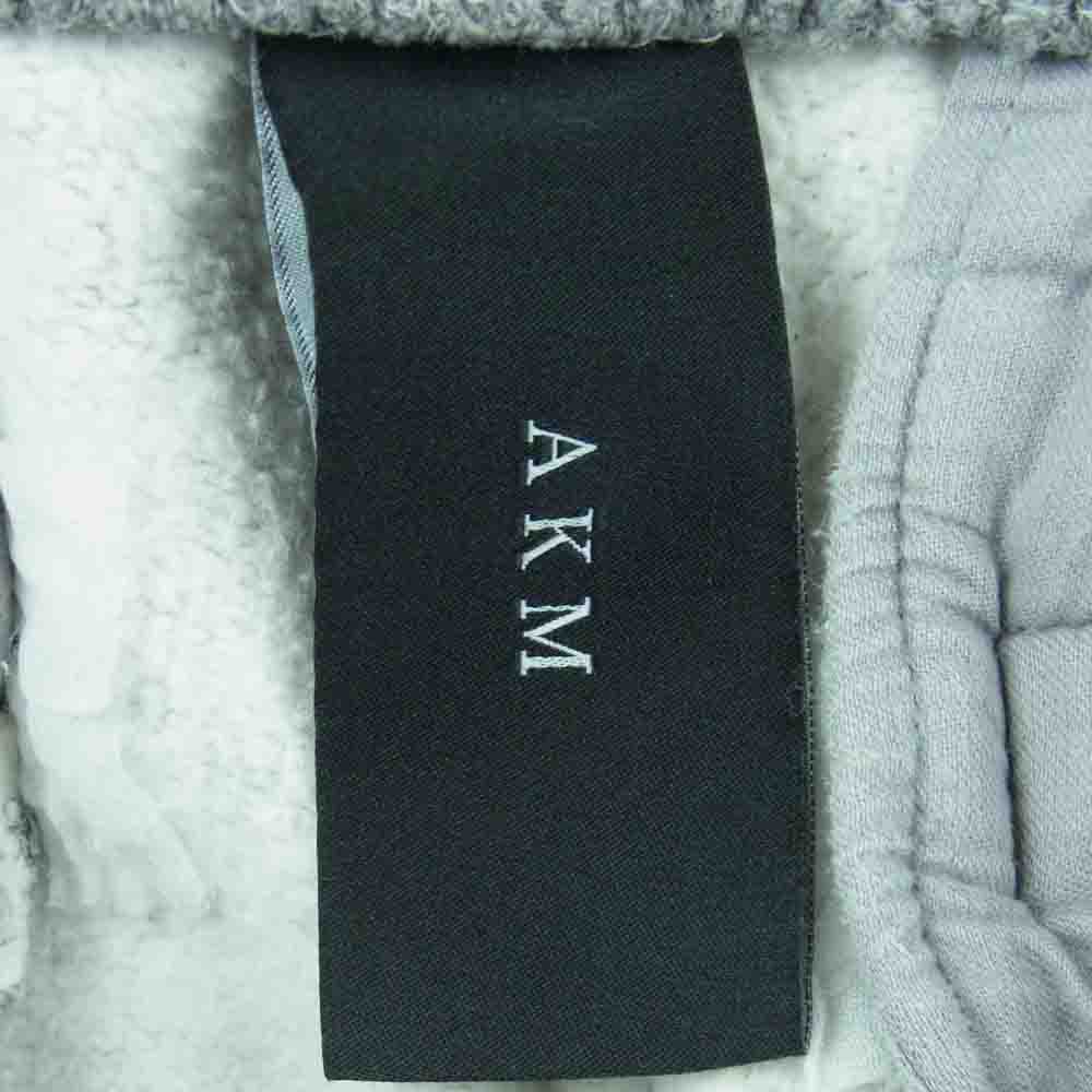 AKM エイケイエム J080 CTN099 ORIGINAL ROUGHY SWEAT ソリッド イージー リブ スウェット パンツ SUIBOKU CAMO グレー系 S【中古】