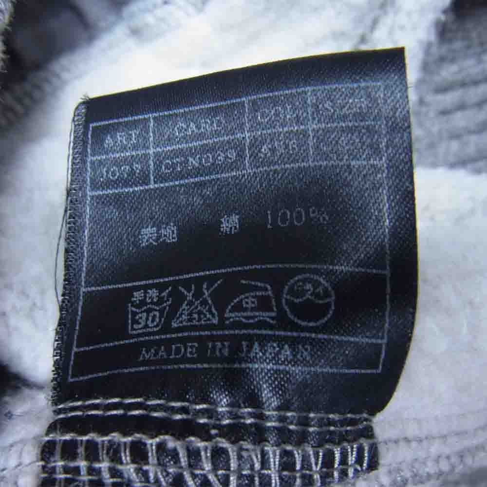 AKM エイケイエム J077 CTN099 ORIGINAL ROUGHY SWEAT ソリッド カモフラ ジップ パーカー SUIBOKU CAMO グレー系 S【中古】