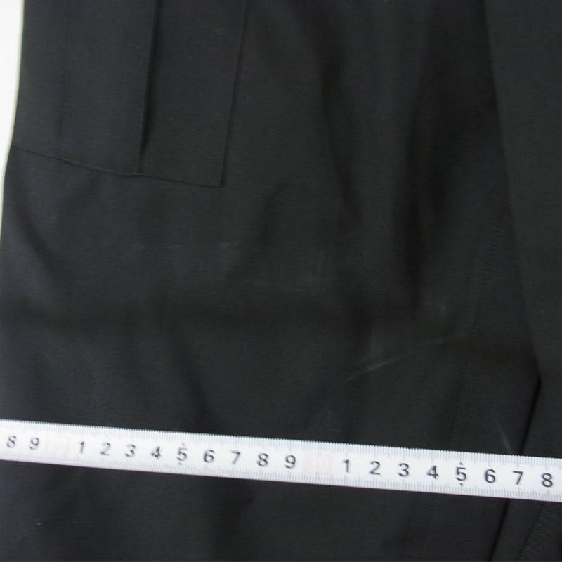 Yohji Yamamoto ヨウジヤマモト GroundY 20AW GR-P22-100 T/W Gabardine Tape Wrap Pants TWギャバジン バックテープ ラップ パンツ ブラック系 3【美品】【中古】