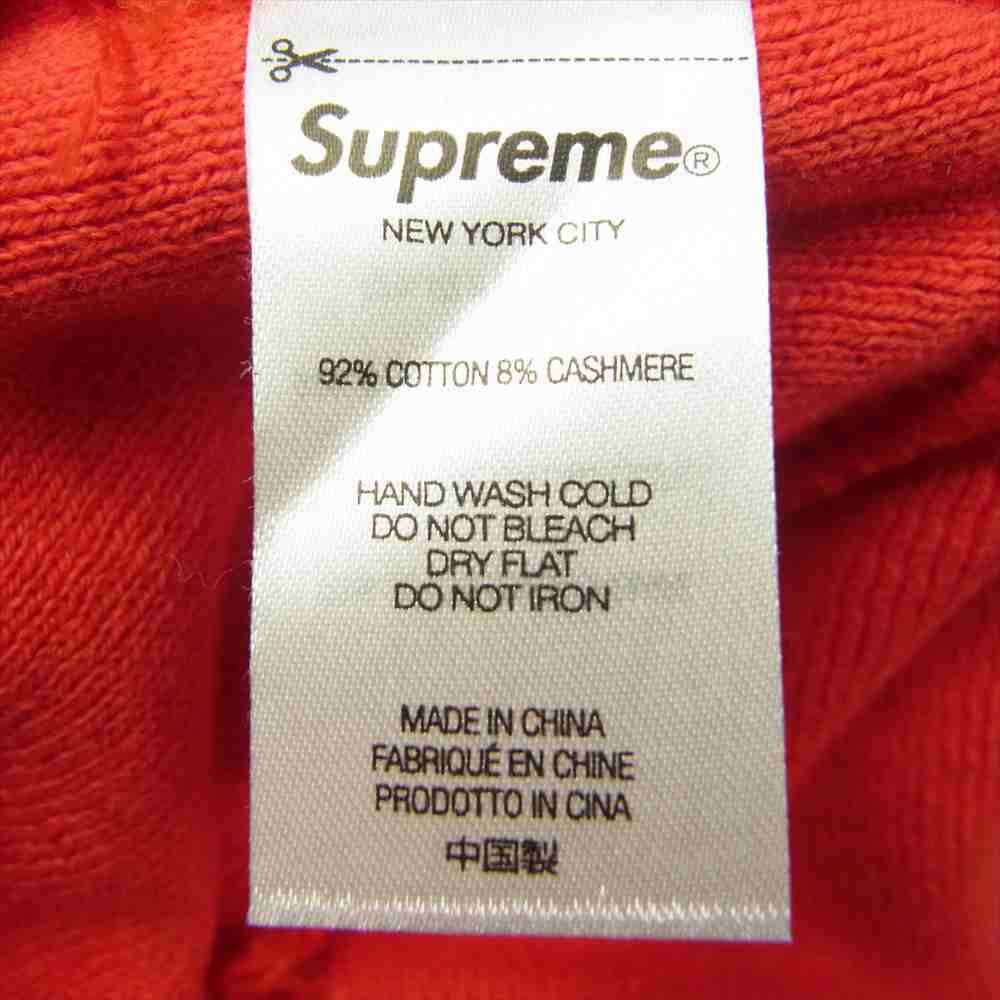 Supreme シュプリーム 21AW Big Logo Beanie ビッグロゴ ビーニー ニット帽 レッド系【中古】