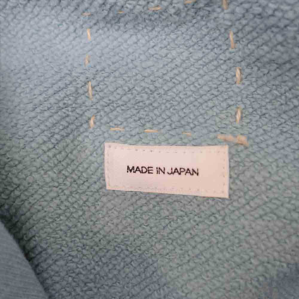 VISVIM ビズビム 22SS 122105010014 AMPLUS HOODIE P.O. CRASH クラッシュ加工 プルオーバー フーディ― パーカー ライトグリーン系 1【新古品】【未使用】【中古】