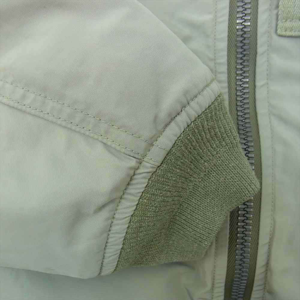 VISVIM ビズビム 22SS 122105013018 THOESON III トーソン MA-1 ミリタリー フライト ブルゾン ジャケット ライトグリーン系 1【美品】【中古】