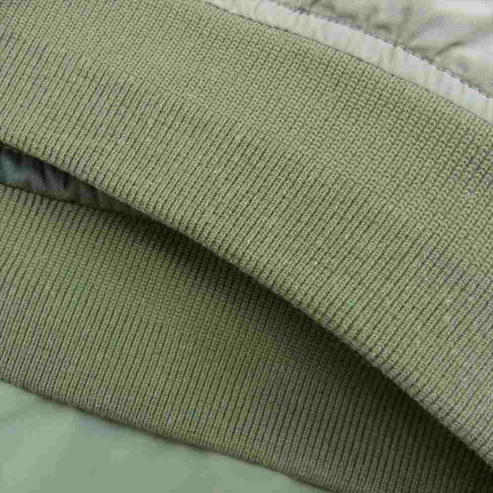 VISVIM ビズビム 22SS 122105013018 THOESON III トーソン MA-1 ミリタリー フライト ブルゾン ジャケット ライトグリーン系 1【美品】【中古】