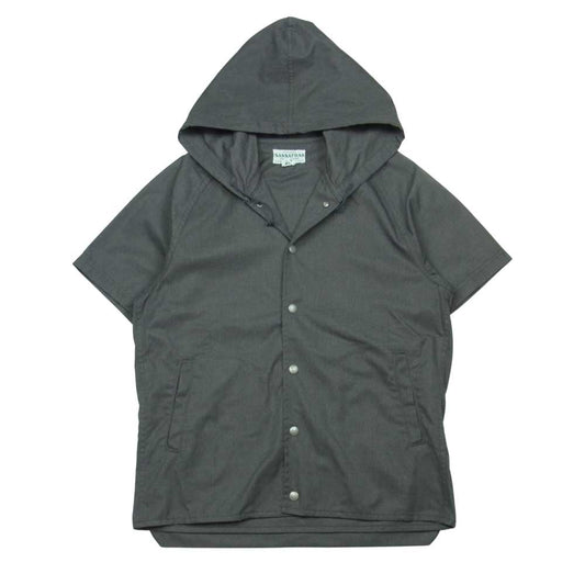 SASAFRAS ササフラス Seed Bomb Bud Jacket 1/2 シード ボム バド ジャケット 半袖 パーカー グレー系 M【中古】