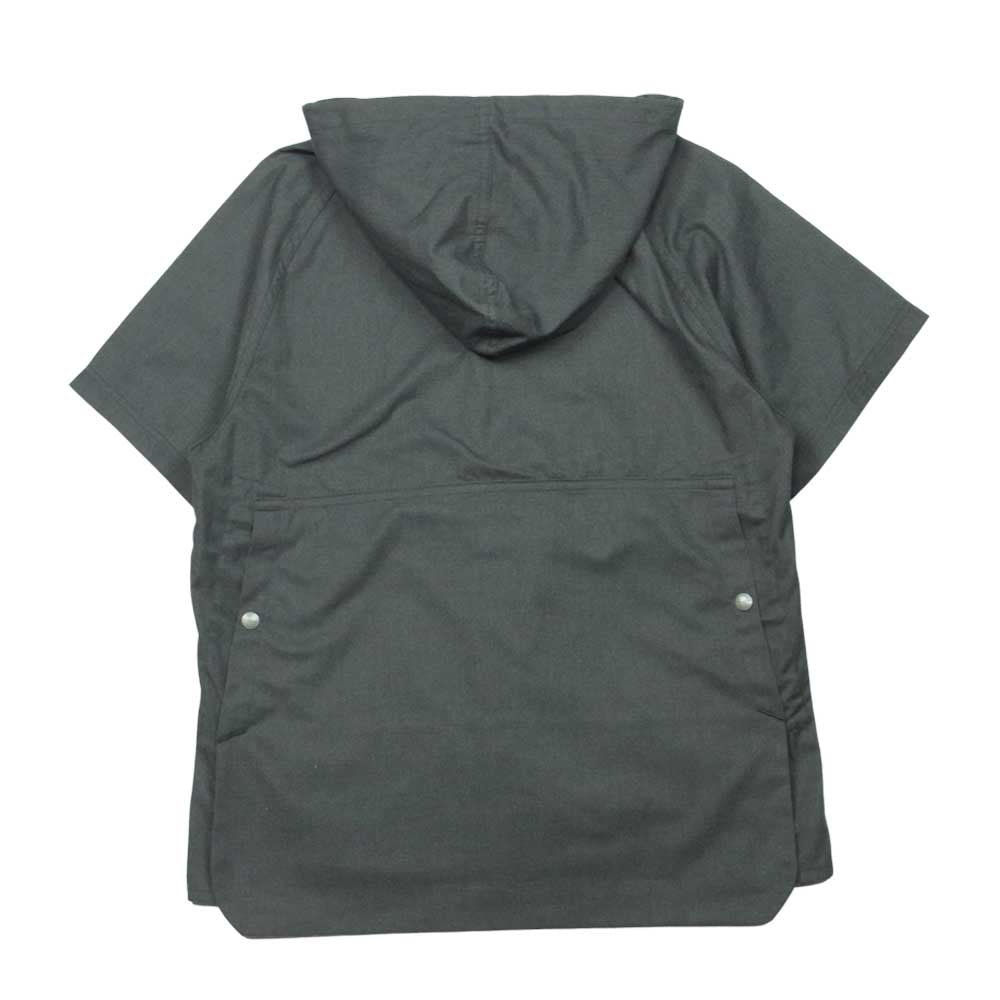 SASAFRAS ササフラス Seed Bomb Bud Jacket 1/2 シード ボム バド ジャケット 半袖 パーカー グレー系 M【中古】