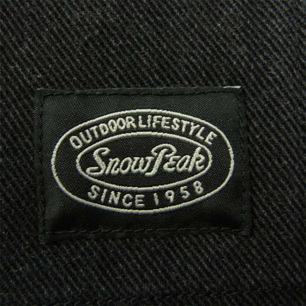 snowpeak スノーピーク PA-20AU107 TAKIBI Denim Pants タキビ 焚火 デニム パンツ ブラック ブラック系 M【中古】