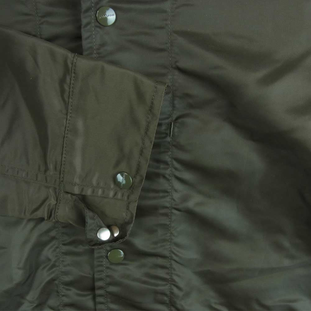 SASAFRAS ササフラス FALL LEAF COAT NYLON TWILL フォール リーフ コート ナイロン ツイル カーキ系 M【中古】
