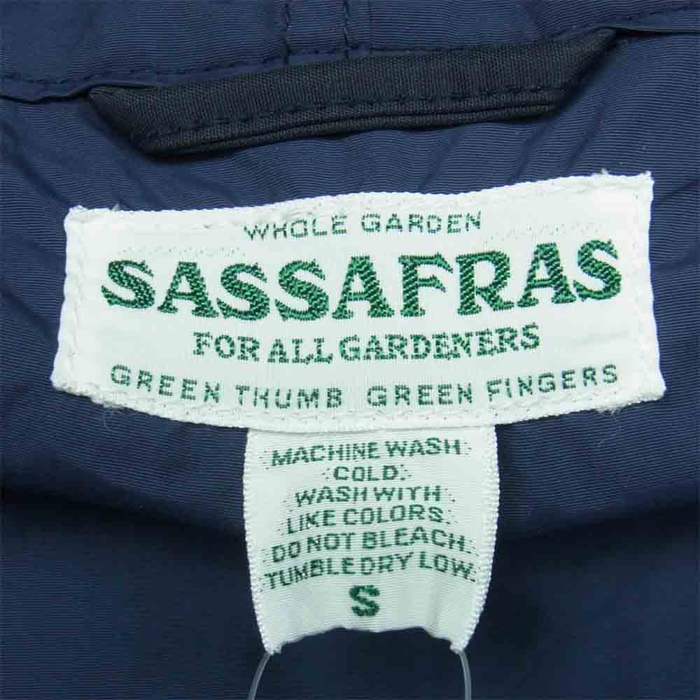 SASAFRAS ササフラス BLOWER BUD COAT ブロワー バド コート 日本製 ダークネイビー系 S【中古】
