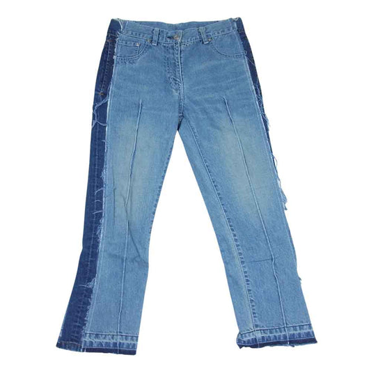 Sacai サカイ 21SS 21-05476 ドッキング カットオフ デニム パンツ インディゴブルー系 1【中古】