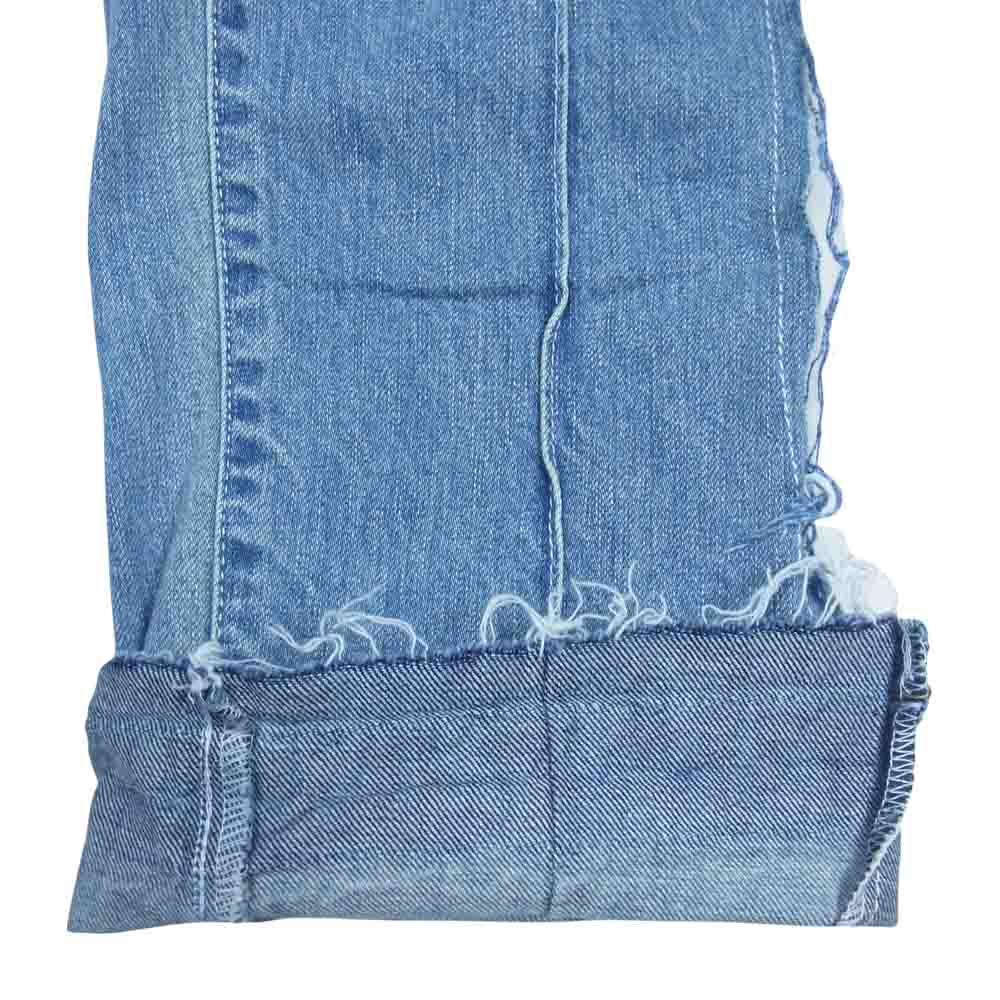 Sacai サカイ 21SS 21-05476 ドッキング カットオフ デニム パンツ インディゴブルー系 1【中古】