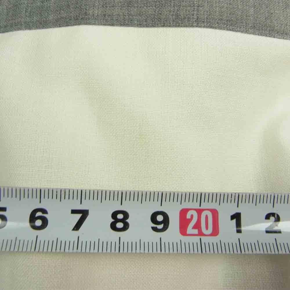 Sacai サカイ 21AW 21-05391 バック プリーツ 切替 ドッキング コート グレー系 2【中古】
