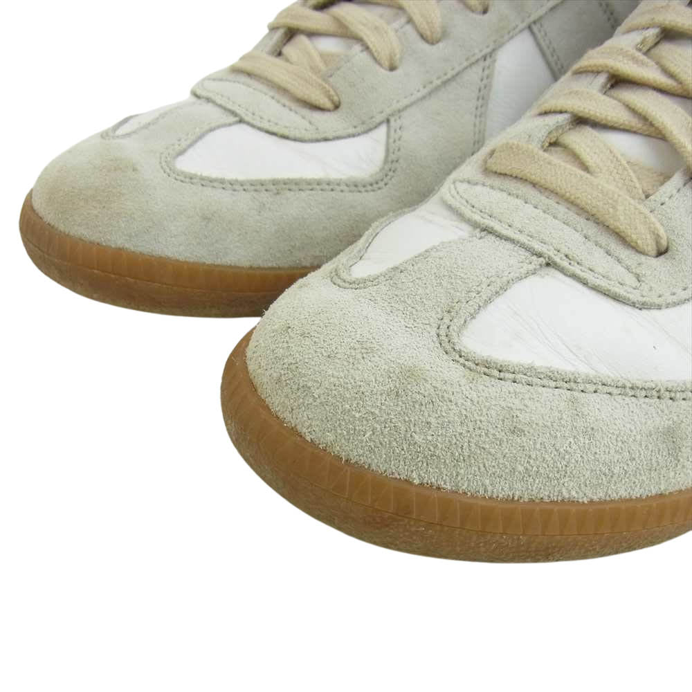 MAISON MARGIELA メゾンマルジェラ ジャーマントレーナー ハイカット ホワイト系 グレー系 42【中古】