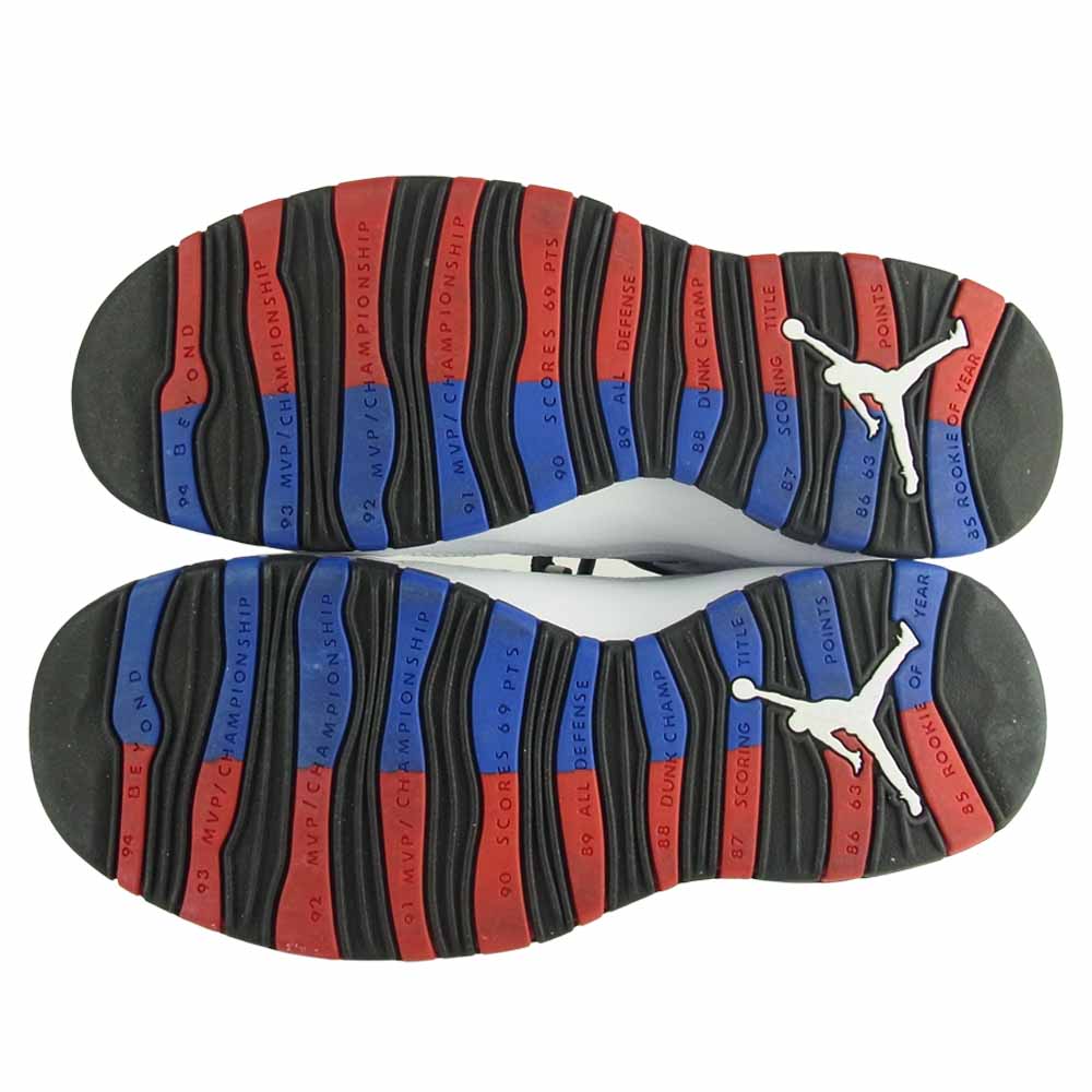 NIKE ナイキ 310805-160 AIR JORDAN 10 RETRO エアジョーダン レトロ ホワイト系 28㎝【中古】