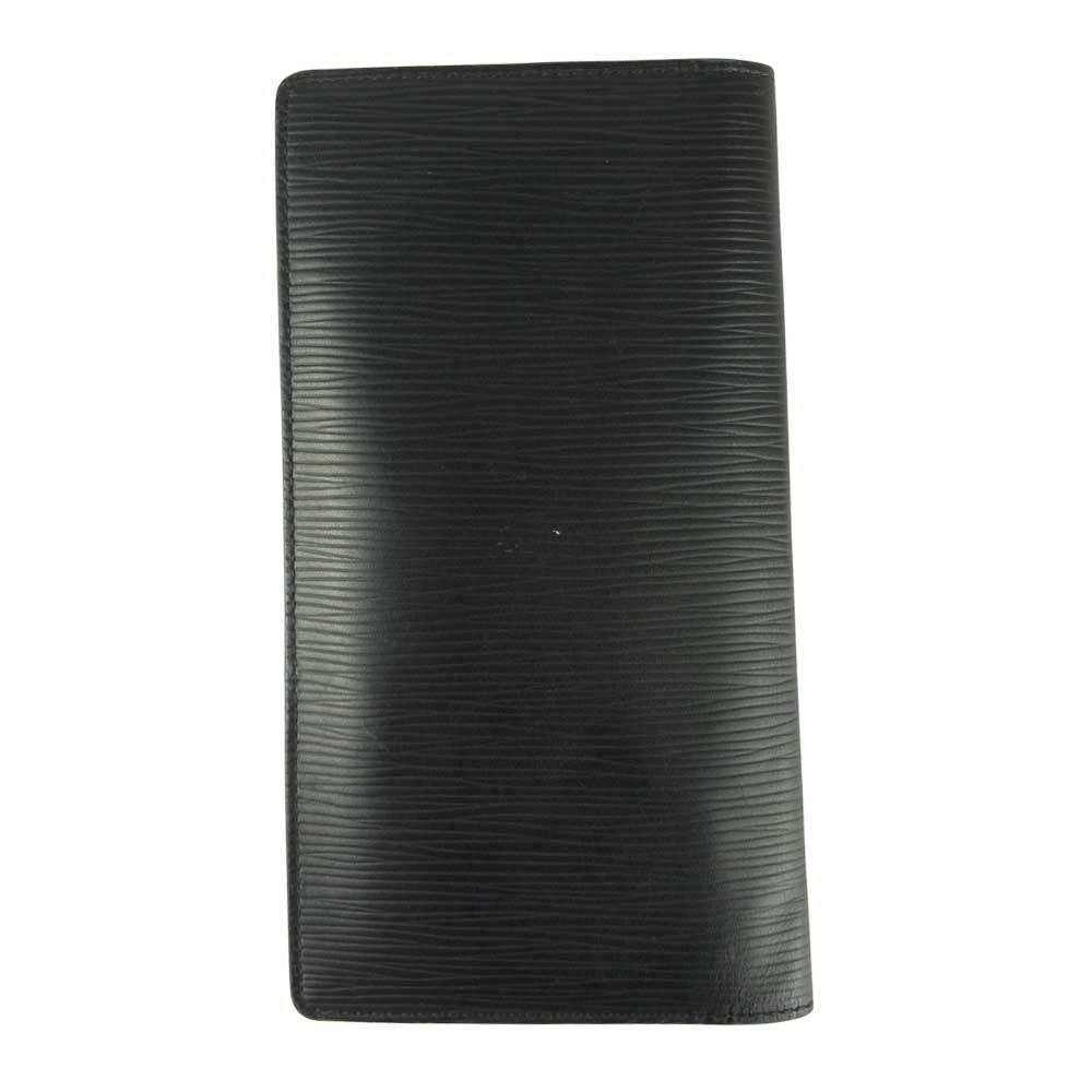 LOUIS VUITTON ルイ・ヴィトン M60622 エピ ポルトフォイユ ブラザ ノワール ブラック系【中古】