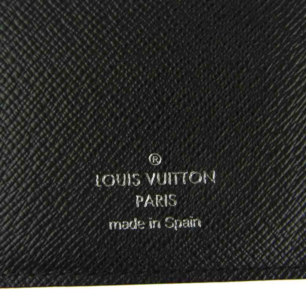 LOUIS VUITTON ルイ・ヴィトン M60622 エピ ポルトフォイユ ブラザ ノワール ブラック系【中古】