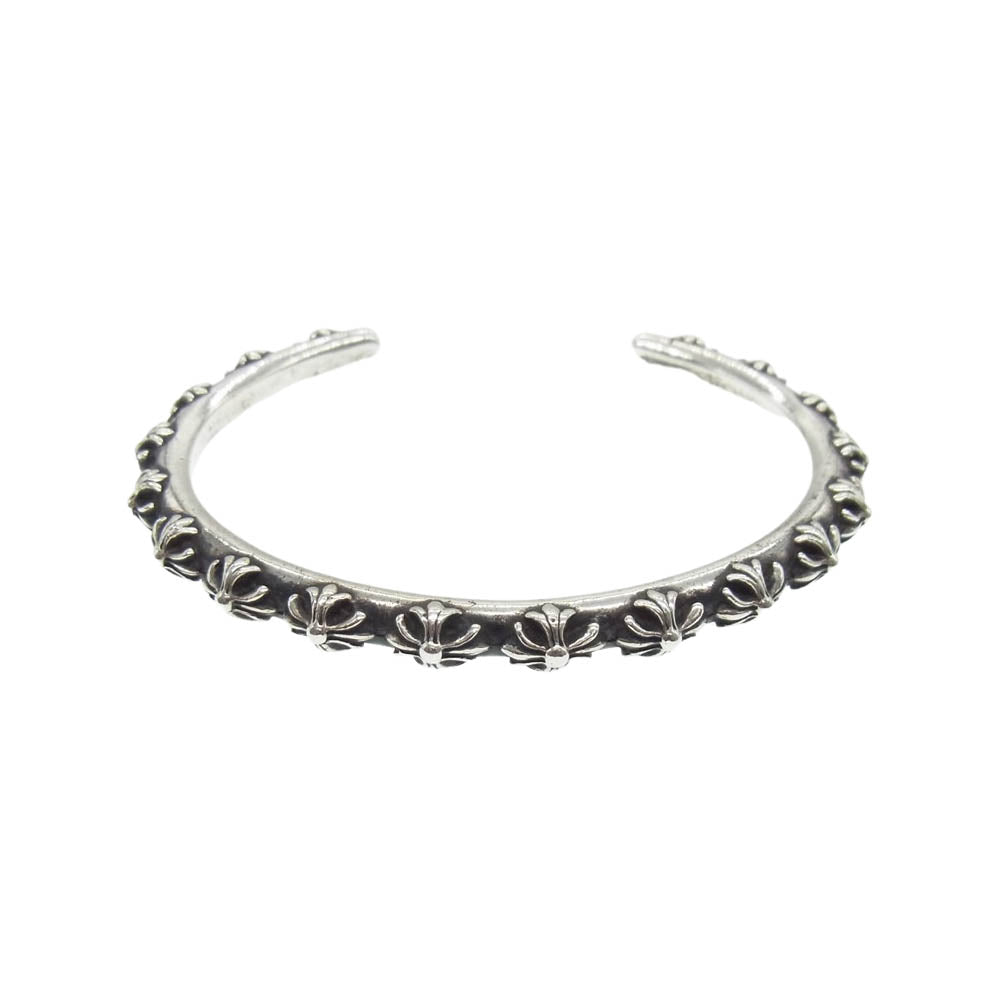 CHROME HEARTS クロムハーツ（原本無） BANGLE CROSS クロスバンド バングル シルバー系【中古】