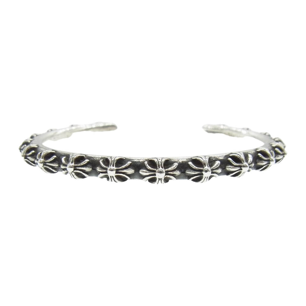CHROME HEARTS クロムハーツ（原本無） BANGLE CROSS クロスバンド バングル シルバー系【中古】
