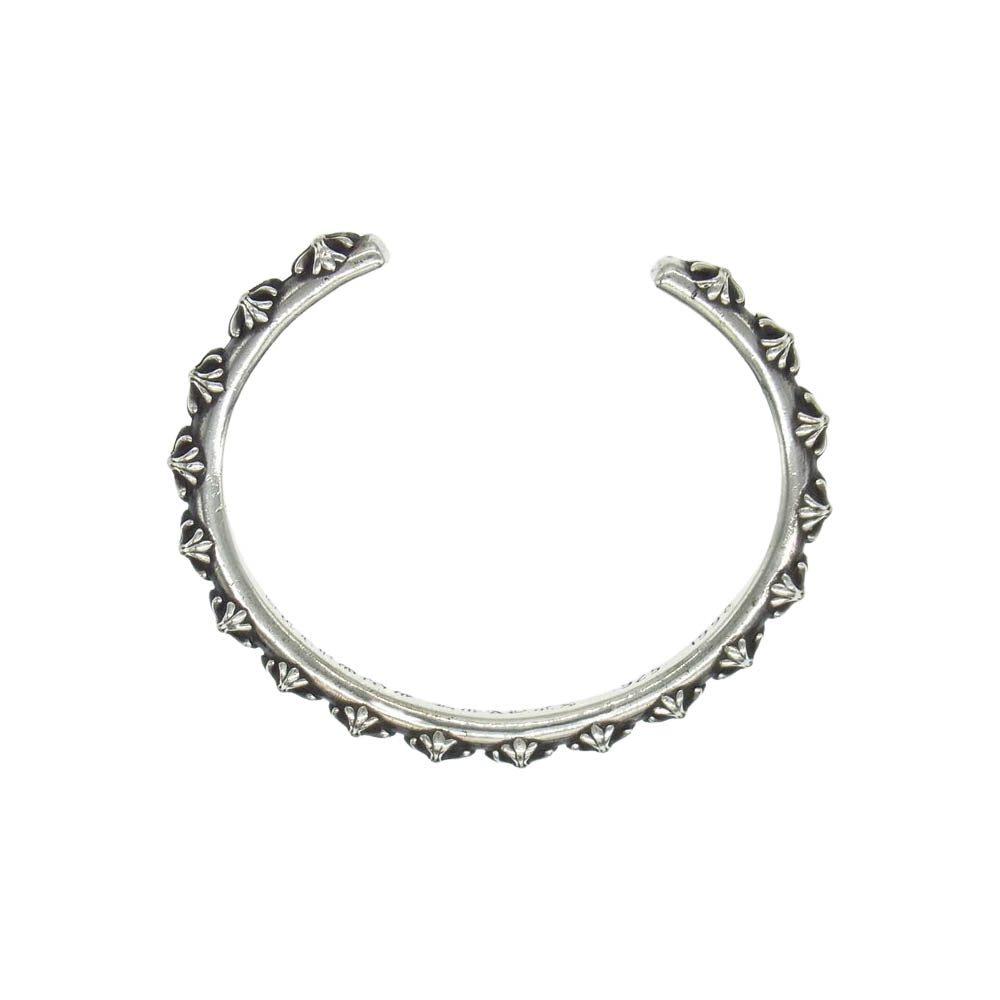 CHROME HEARTS クロムハーツ（原本無） BANGLE CROSS クロスバンド バングル シルバー系【中古】