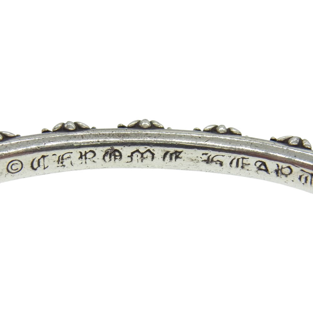 CHROME HEARTS クロムハーツ（原本無） BANGLE CROSS クロスバンド バングル シルバー系【中古】