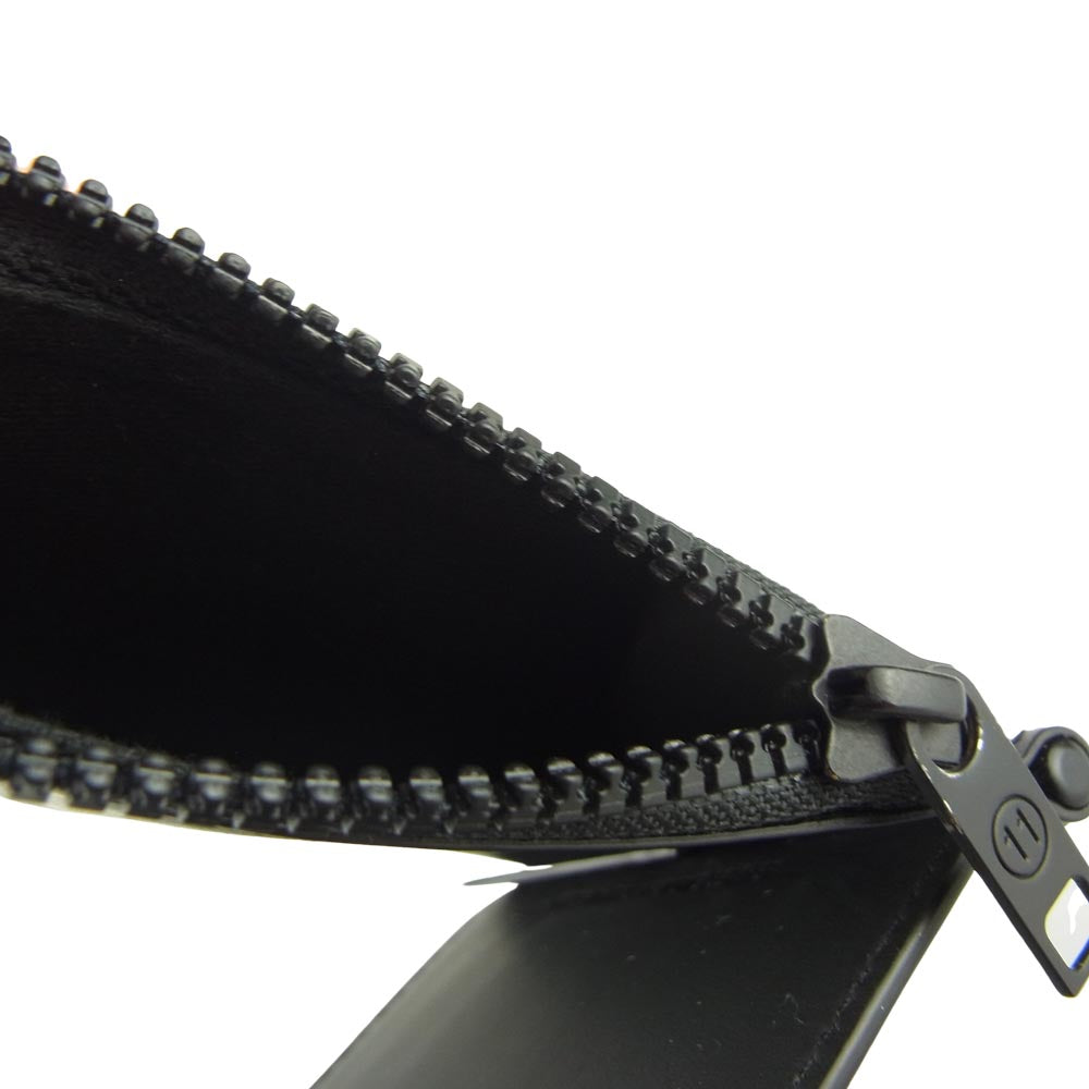MAISON MARGIELA メゾンマルジェラ 11ライン S35UI0447 マネークリップ付き 二つ折り 財布 ブラック系【中古】