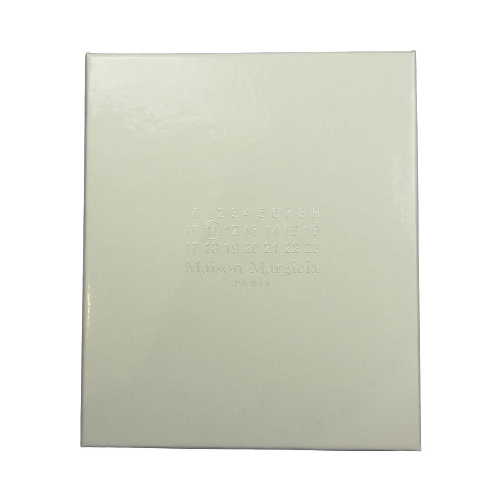 MAISON MARGIELA メゾンマルジェラ 11ライン S35UI0447 マネークリップ付き 二つ折り 財布 ブラック系【中古】