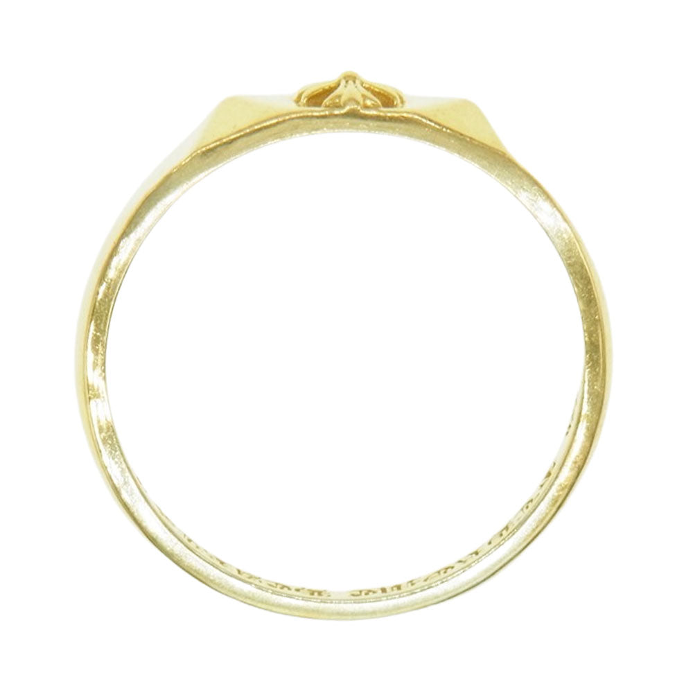 CHROME HEARTS クロムハーツ（原本有） 22K BBBLGM PYRAMID PLUS RING バブルガム ピラミッド プラス リング ゴールド系【中古】
