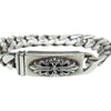 CHROME HEARTS クロムハーツ（原本無） ID FLORAL CRS ミニ フローラル ID ブレスレット 1P ダイヤ シルバー系【中古】
