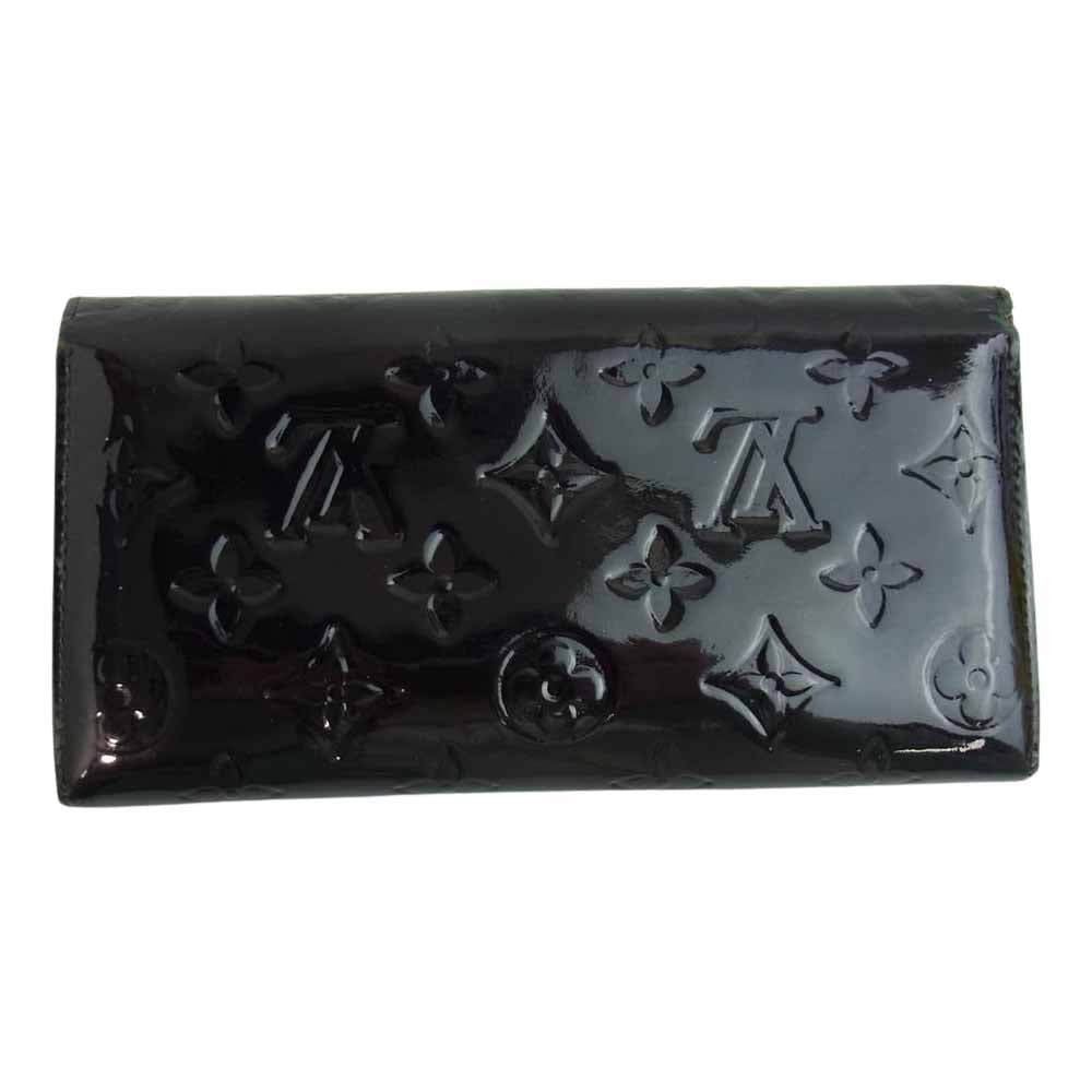LOUIS VUITTON ルイ・ヴィトン M93524 モノグラム ヴェルニ サラ アマラント ブラック系【中古】