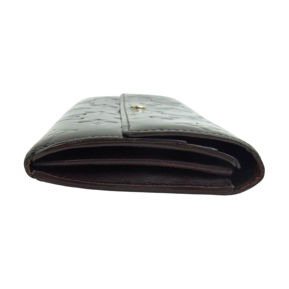 LOUIS VUITTON ルイ・ヴィトン M93524 モノグラム ヴェルニ サラ アマラント ブラック系【中古】