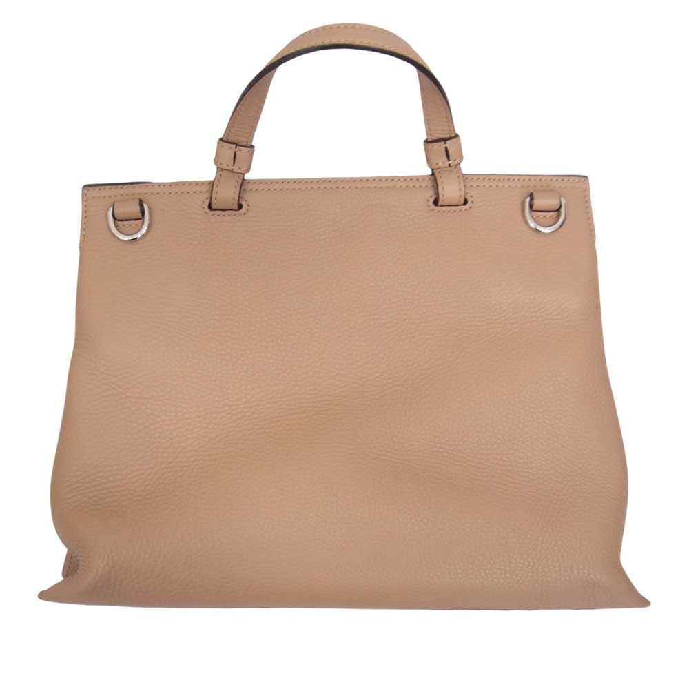 GUCCI グッチ 392013 001998 バンブー ミディアム デイリー トートバッグ ベージュ系【中古】