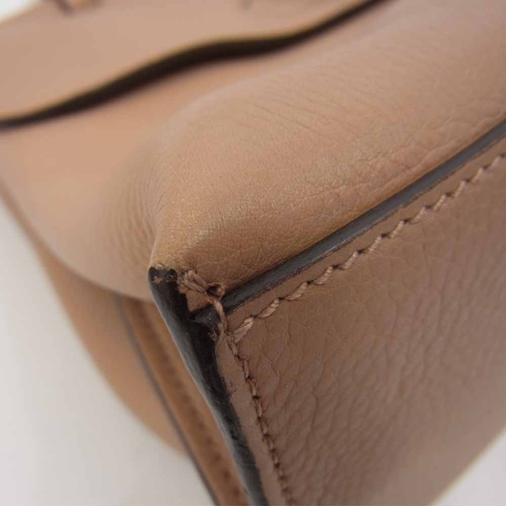 GUCCI グッチ 392013 001998 バンブー ミディアム デイリー トートバッグ ベージュ系【中古】