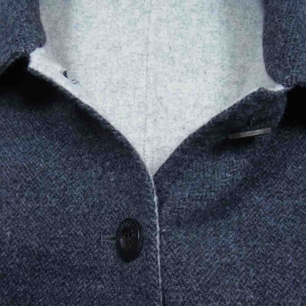 Aquascutum アクアスキュータム アンゴラウール混 リバーシブル ジャケット グレー系【中古】