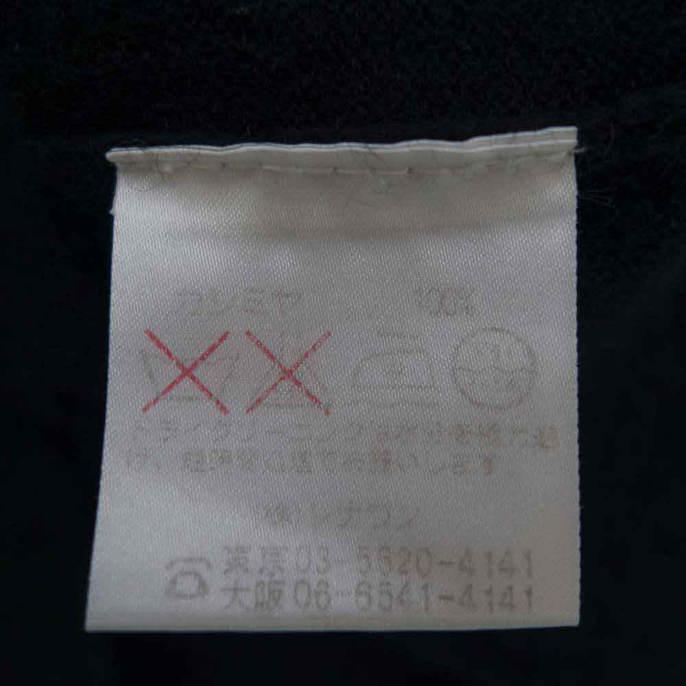 Aquascutum アクアスキュータム カシミア100％ ニットアンサンブル モックネックニット カーディガン ブラック系 9【中古】