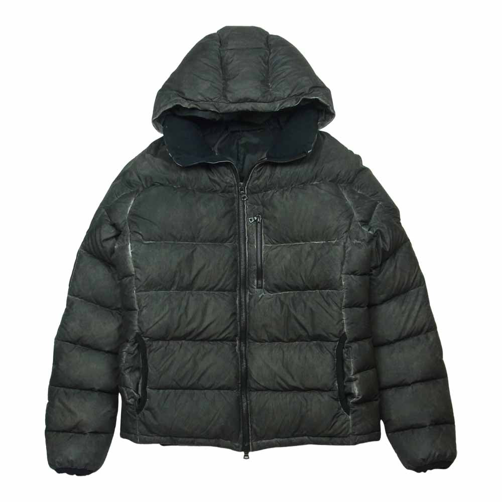 BACKBONE バックボーン 16AW BB16FW-B14 手染め 縮絨 フード付き ダウンジャケット ダークグレー系 L【中古】