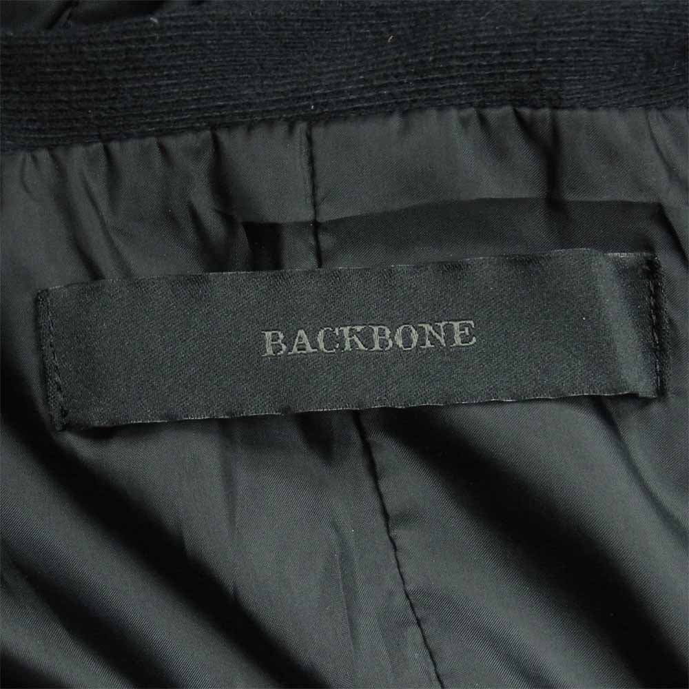 BACKBONE バックボーン 16AW BB16FW-B14 手染め 縮絨 フード付き ダウンジャケット ダークグレー系 L【中古】