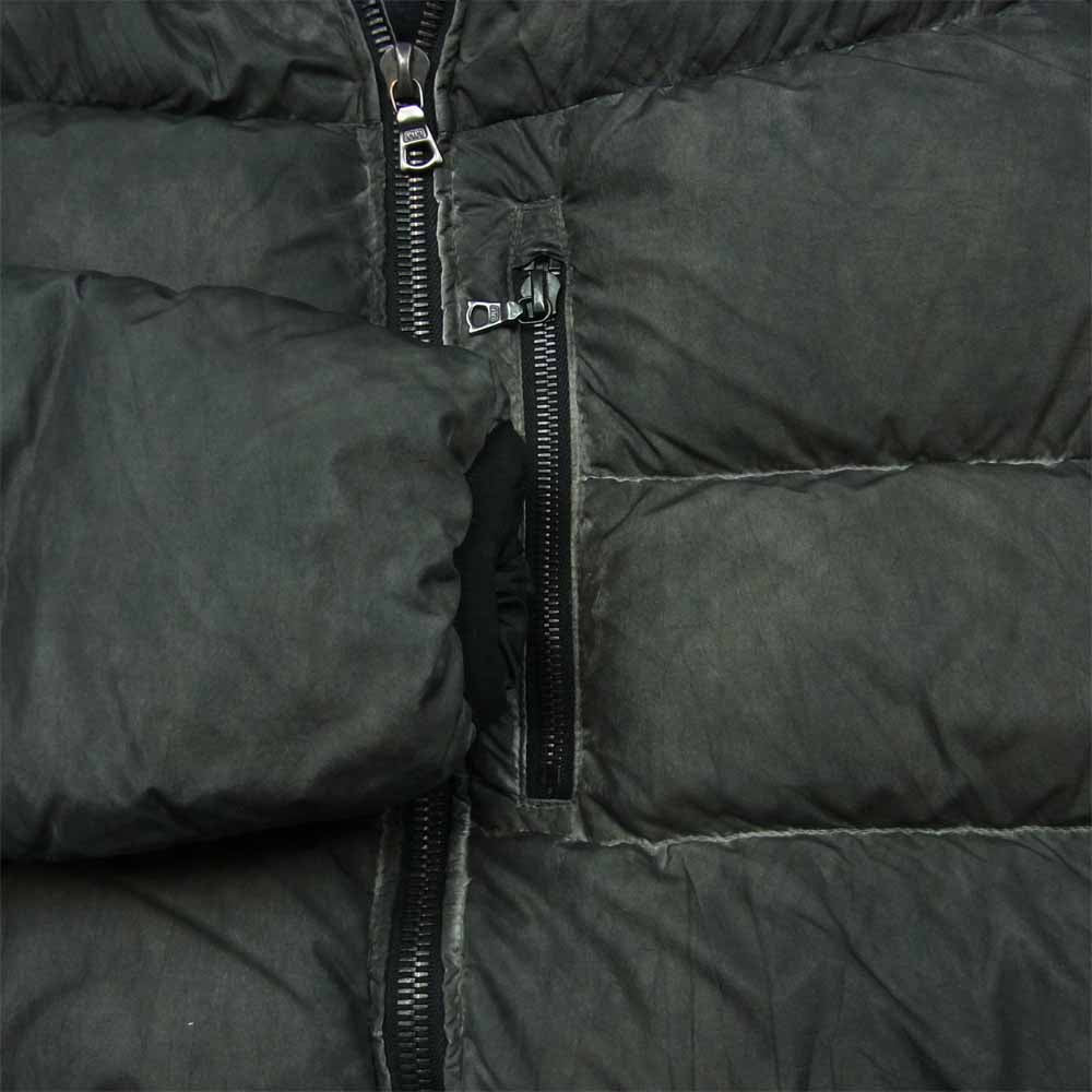 BACKBONE バックボーン 16AW BB16FW-B14 手染め 縮絨 フード付き ダウンジャケット ダークグレー系 L【中古】