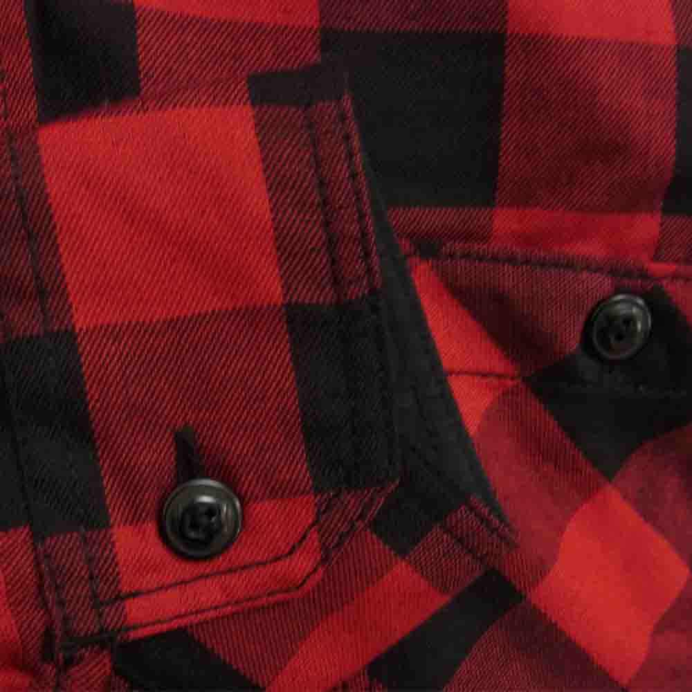 JUNYA WATANABE COMME des GARCONS MAN ジュンヤワタナベコムデギャルソンマン 21AW WH-B012 パネルチェック シャツ レッド系 XS【美品】【中古】