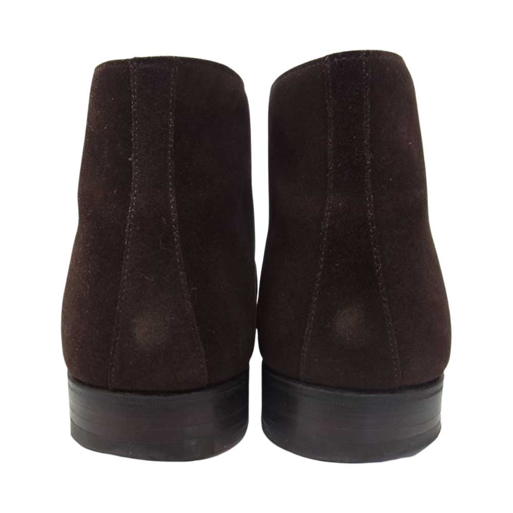 CROCKETT&JONES クロケットアンドジョーンズ 1645 CHERTSEY チャートシー スエード チャッカブーツ ブラウン系 8E【中古】