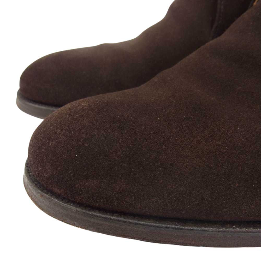 CROCKETT&JONES クロケットアンドジョーンズ 1645 CHERTSEY チャートシー スエード チャッカブーツ ブラウン系 8E【中古】