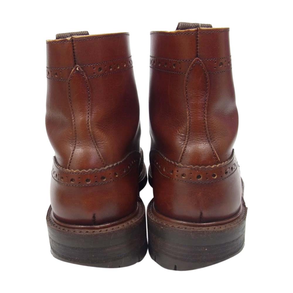Tricker's トリッカーズ M2508 MALTON Brogue Boots モールトン コマンドソール カントリーブーツ ブラウン系 8.5【中古】