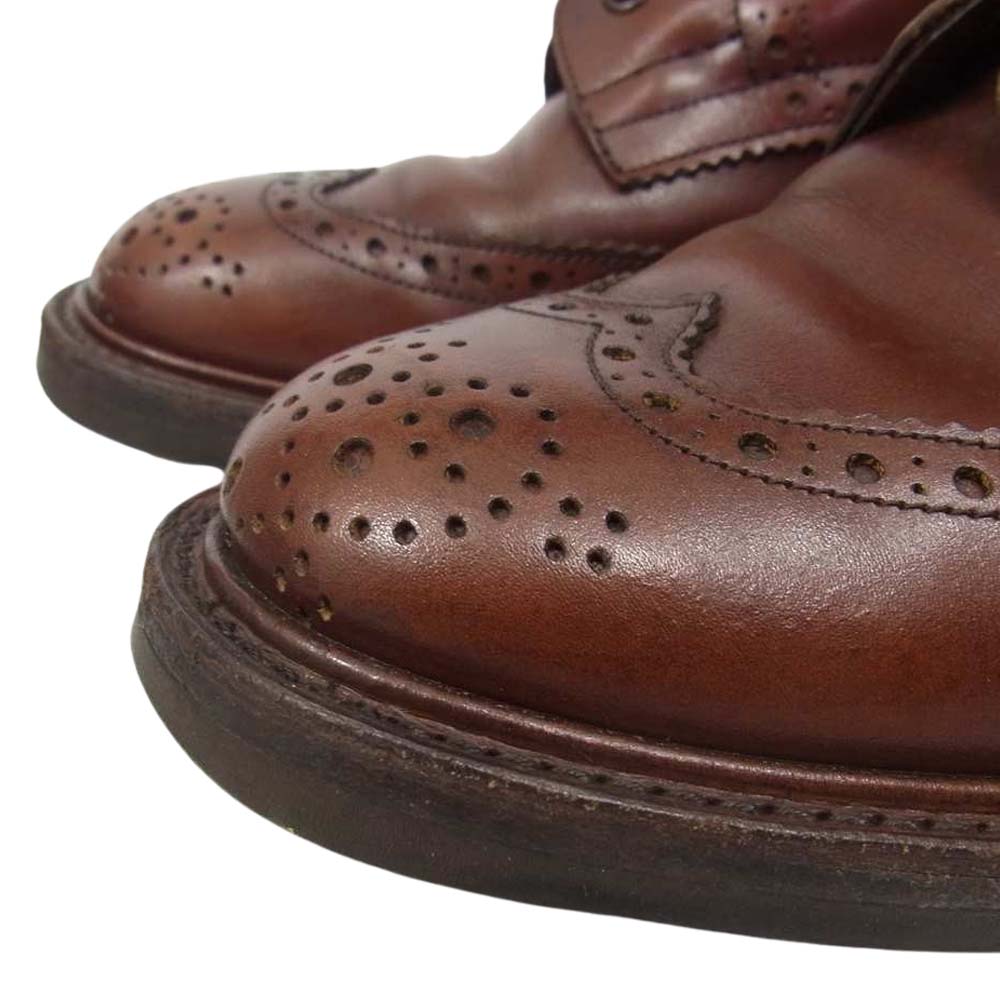 Tricker's トリッカーズ M2508 MALTON Brogue Boots モールトン コマンドソール カントリーブーツ ブラウン系 8.5【中古】