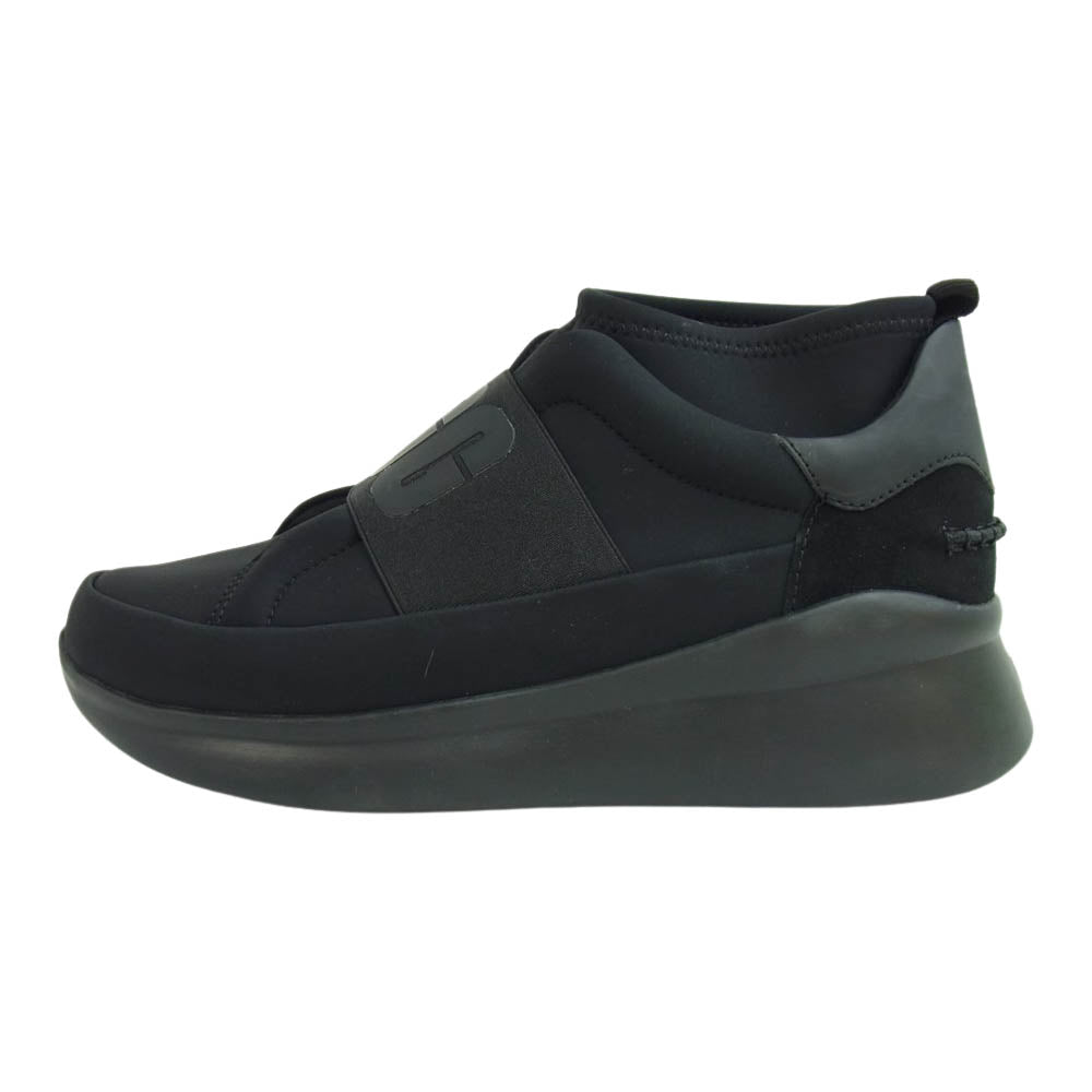 UGG アグ 1095097 W NEUTRA SNEAKER スリッポン スニーカー ブラック系 25㎝【中古】