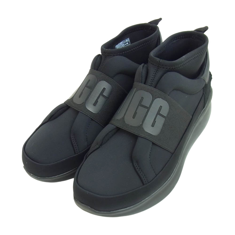 UGG アグ 1095097 W NEUTRA SNEAKER スリッポン スニーカー ブラック系 25㎝【中古】
