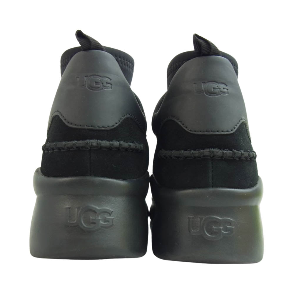 UGG アグ 1095097 W NEUTRA SNEAKER スリッポン スニーカー ブラック系 25㎝【中古】