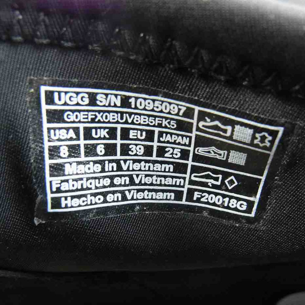 UGG アグ 1095097 W NEUTRA SNEAKER スリッポン スニーカー ブラック系 25㎝【中古】