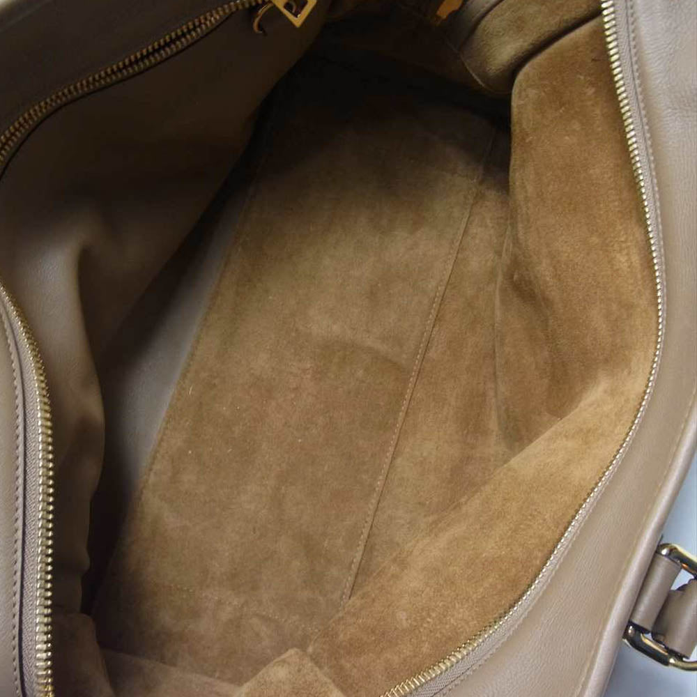 LOEWE ロエベ 471712 アマソナ 36 レザー ハンドバッグ ブラウン系【中古】