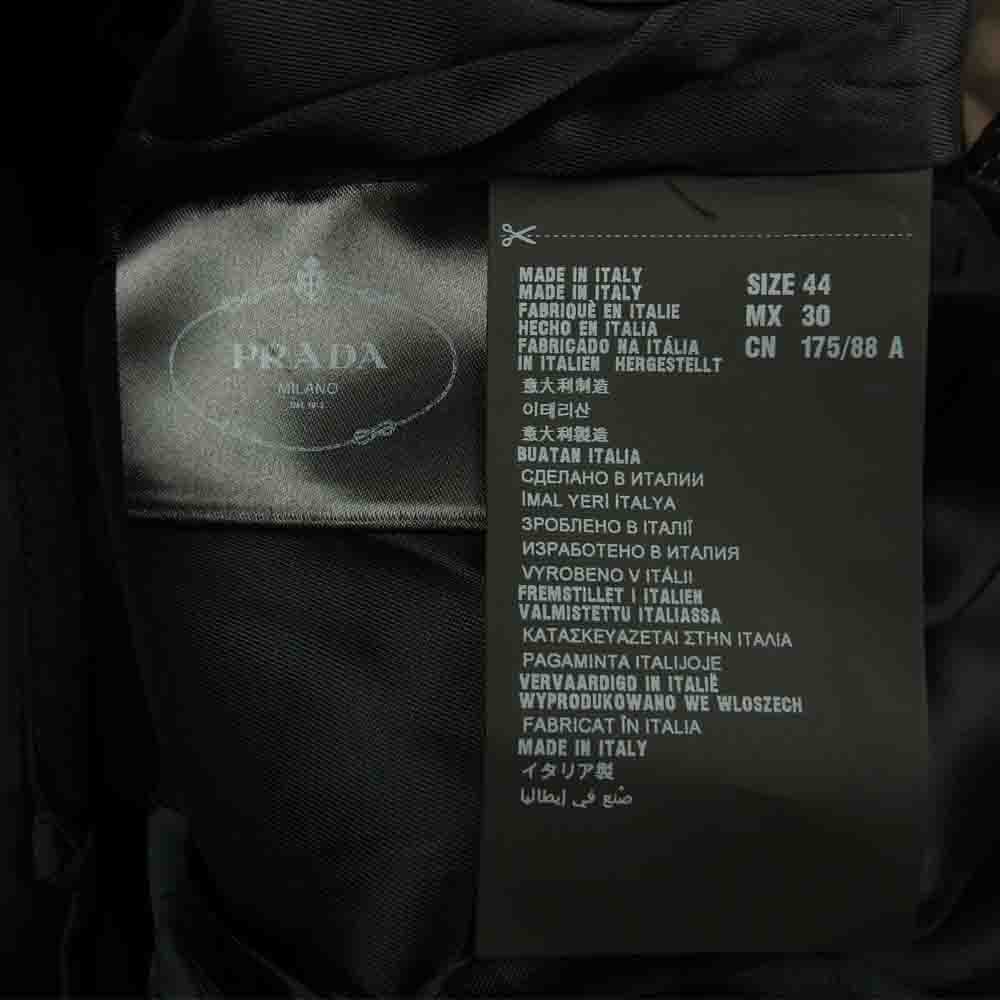 PRADA プラダ P623F S162 1MJF 国内正規品 FAILLE FLOREAL シルク100％ フローラル フーデッドジャケット 44【新古品】【未使用】【中古】