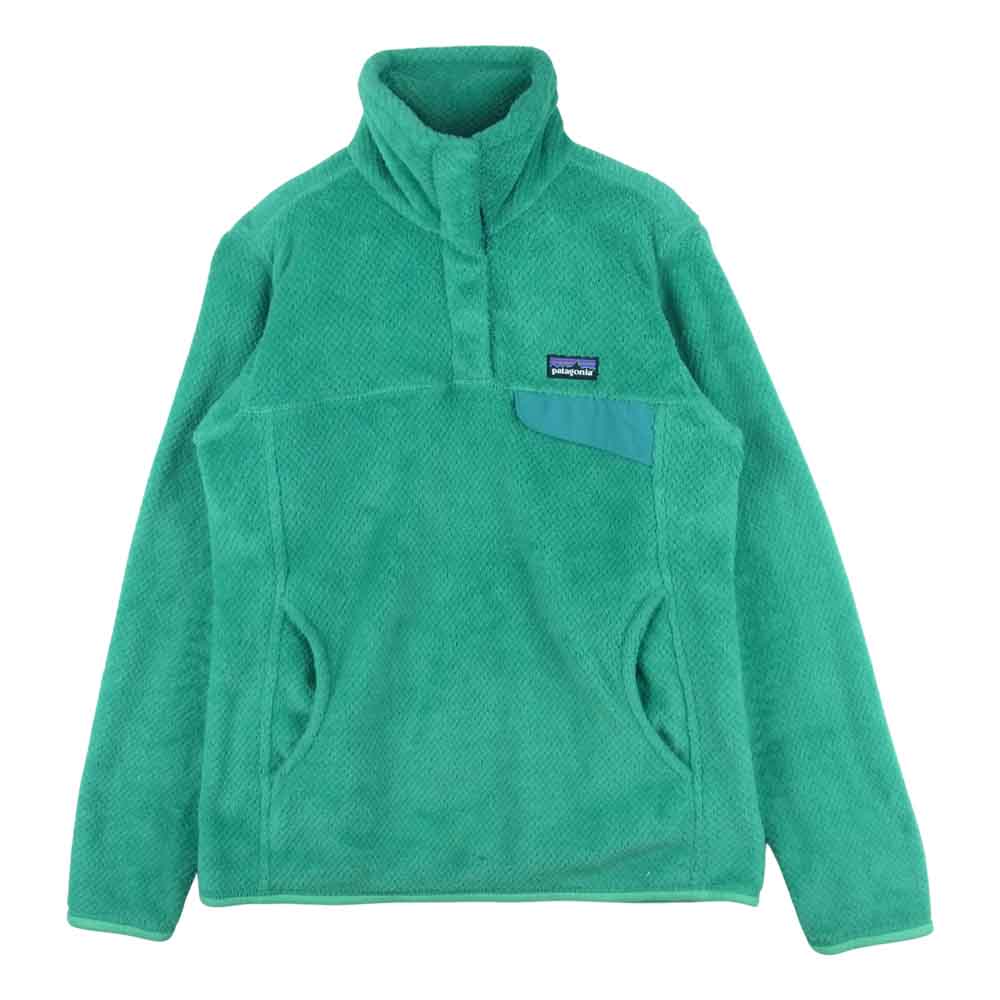 patagonia パタゴニア 14SS 25442 Re-Tool Snap-T リツール スナップT フリース プルオーバー ジャケット ライトグリーン系 XS【中古】