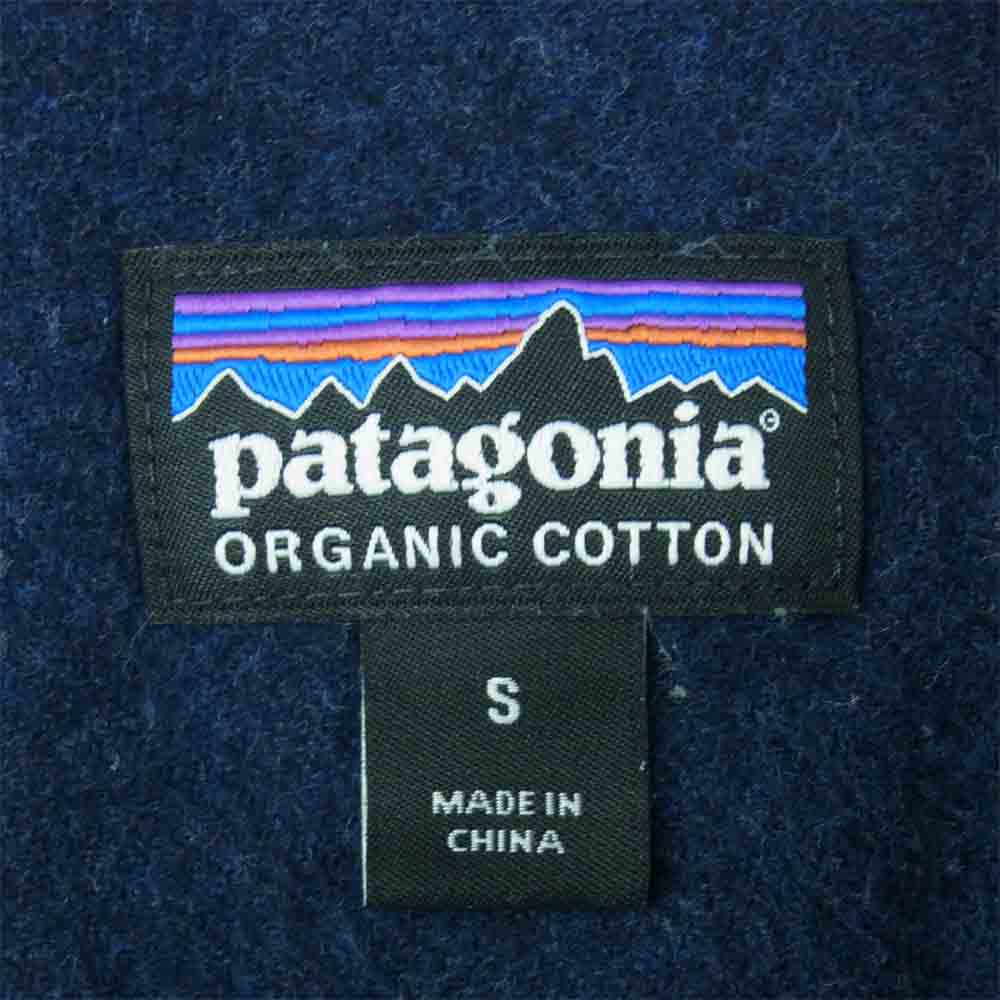 patagonia パタゴニア 18AW 53947 L/S Insulated Fjord Flannel Shirt フィヨルド フランネル 長袖 シャツ ネイビー系 S【中古】