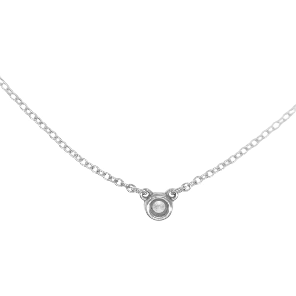 TIFFANY&Co. ティファニー エルサ ペレッティ バイザヤード ダイヤモンド ネックレス シルバー系【中古】